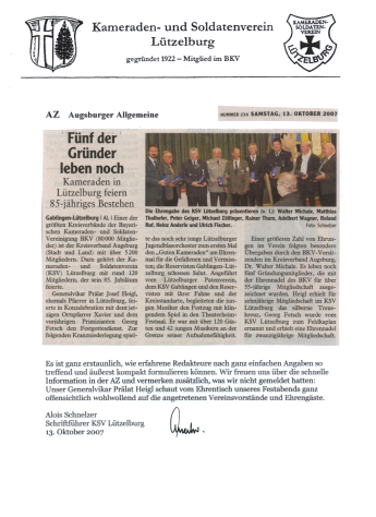85 Jahrfeier (2007)
