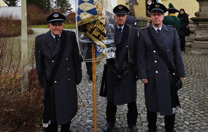 Beisetzung von BKV Präsident Hans Schiener