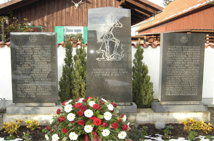 Kriegerdenkmal in Lützelburg aus dem Jahr 1963